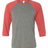 BELLA_+_CANVAS_3200_Grey-_Red_Triblend_Front_High